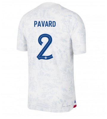 Frankrike Benjamin Pavard #2 Bortedrakt VM 2022 Kortermet